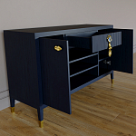 Комод-буфет Elsa Dreams Blue с открытыми полками   варинант исполнения - 6 | Loft Concept в Саратове