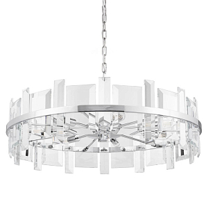 Люстра Harlow Crystal Round Chandelier chrome 7