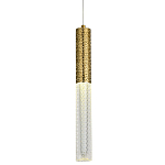 Подвесной светильник латунь Dew Drops Tube Brass Hanging Lamp варинант исполнения - 1 | Loft Concept в Саратове