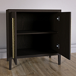 Современный Буфет Primo с 2 дверцами Темный орех варинант исполнения - 3 | Loft Concept в Саратове