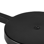 Настольная лампа с черным каркасом и белым тканевым абажуром в форме конуса Stylish Solution варинант исполнения - 2 | Loft Concept в Саратове