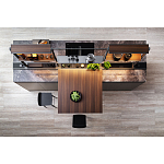 Кухонный гарнитур из камня и дерева SISTEMA XY Dada Engenereed Kitchen варинант исполнения - 2 | Loft Concept в Саратове