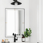 Зеркало прямоугольное в черной раме Gwendelyn варинант исполнения - 3 | Loft Concept в Саратове