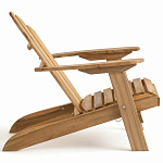 Уличное кресло из массива акации Adirondack Wooden Chair Natural варинант исполнения - 4 | Loft Concept в Саратове