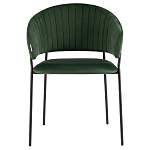 Стул в велюре зеленого цвета Horizon варинант исполнения - 2 | Loft Concept в Саратове