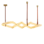 Люстра подвесная с фигурным светодиодным плафоном Calcite Figural Light варинант исполнения - 3 | Loft Concept в Саратове