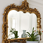 Зеркало настенное в ажурной раме в стиле барокко Ornate Ornaments варинант исполнения - 1 | Loft Concept в Саратове