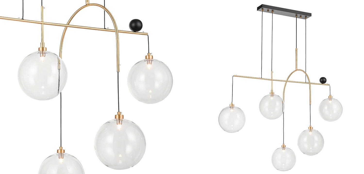 Люстра Five Hanging Balls Chandelier Люстра Five Hanging Balls Chandelier - Loft-Concept в Саратове