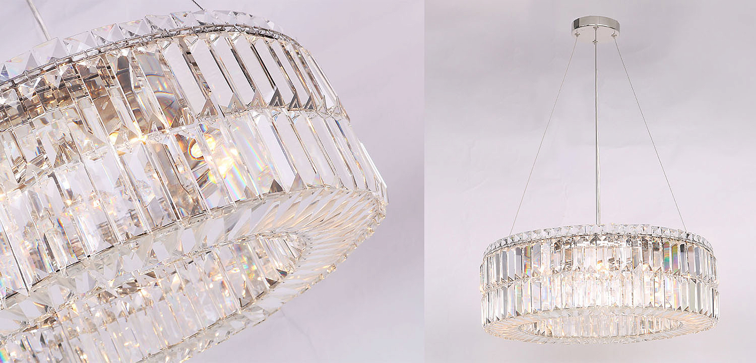 Люстра Darleen Crystal Nickel Chandelier 12 Люстра Darleen Crystal Nickel Chandelier 12 - Loft-Concept в Саратове
