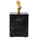 Мраморная шкатулка с бюстом из металла KELLY WEARSTLER варинант исполнения - 3 | Loft Concept в Саратове