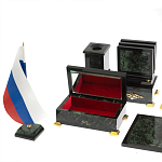 Настольный письменный набор из нефрита в подарочной коробке Victorious варинант исполнения - 7 | Loft Concept в Саратове