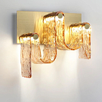 Бра волнистой формы из фактурного стекла Big Wave варинант исполнения - 6 | Loft Concept в Саратове