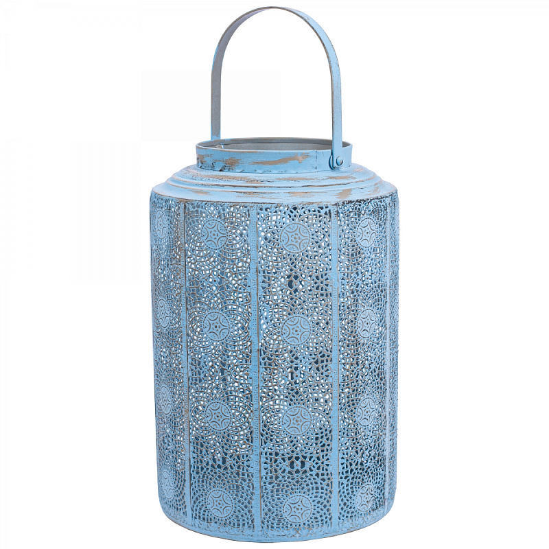 Подсвечник Bucket of Provence II Серо-голубой Подсвечник Bucket of Provence II Серо-голубой в Саратове | Loft Concept