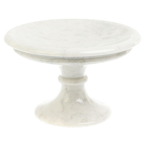 Фруктовница средняя из натурального камня Мрамор Белый Natural Stone Fruit Bowls