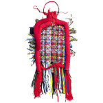 Настенный ковер разноцветный из одежды Heart варинант исполнения - 1 | Loft Concept в Саратове