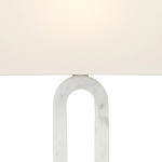 Настольная лампа на арочном корпусе с прямоугольным абажуром One Piece Support варинант исполнения - 1 | Loft Concept в Саратове