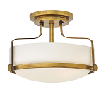 Потолочный светильник с круглым матовым белым плафоном Hinkley варинант исполнения - 5 | Loft Concept в Саратове