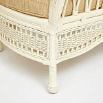 Комплект уличной мебели из ротанга Clara белый варинант исполнения - 6 | Loft Concept в Саратове