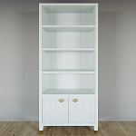 Книжный Стеллаж Elsa Dreams White с задней стенкой варинант исполнения - 5 | Loft Concept в Саратове