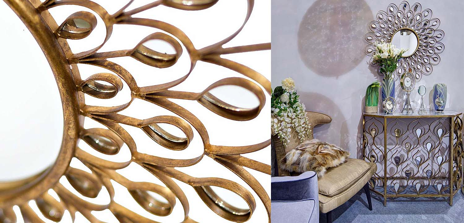 Зеркало Mirror Peacock Feathers Зеркало Mirror Peacock Feathers - Loft-Concept в Саратове