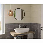 Зеркало круглое с асимметрией Light Reflection варинант исполнения - 1 | Loft Concept в Саратове