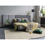 Кровать с большим мягким изголовьем Unity Grey Bed варинант исполнения - 4 | Loft Concept в Саратове