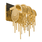 Бра с перфорированными металлическими дугами и цепочками 22 см Atlantis Chain варинант исполнения - 1 | Loft Concept в Саратове