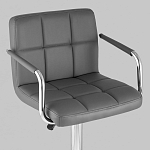 Барный стул с подлокотниками Honory Grey варинант исполнения - 7 | Loft Concept в Саратове