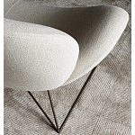 Дизайнерский двухместный диван Gio Ponti D.157.6  - DUE FOGLIE Sofa варинант исполнения - 3 | Loft Concept в Саратове