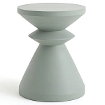 Светло-серый приставной столик из массива AMORPHOUS варинант исполнения - 1 | Loft Concept в Саратове