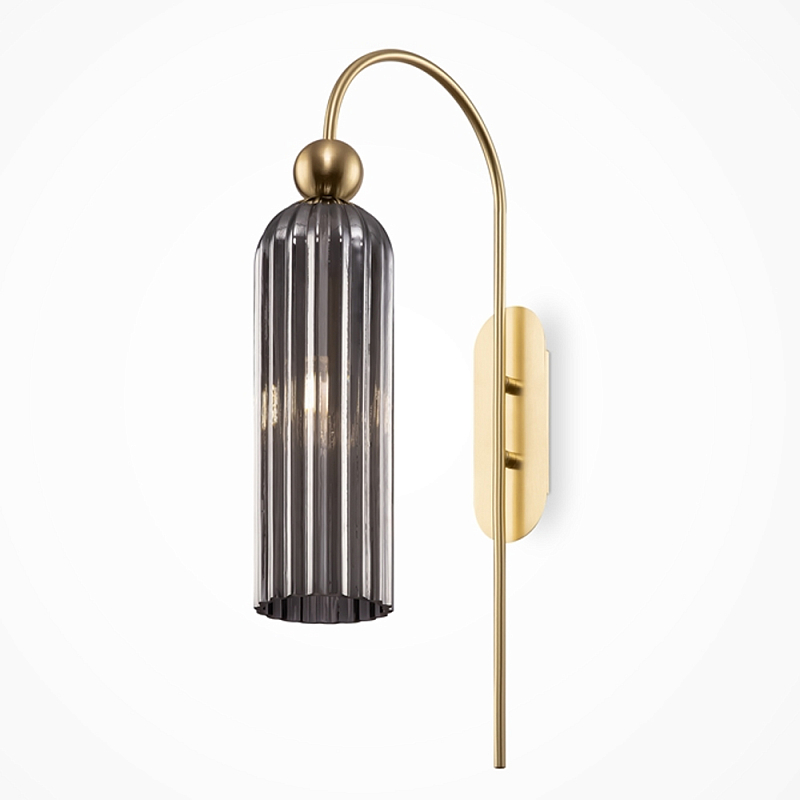 Бра Maytack c Серым Плафоном  Золотой Серый в Саратове | Loft Concept 