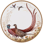 Тарелка закусочная из фарфора с изображением животных Hunting Porcelain Collection варинант исполнения - 1 | Loft Concept в Саратове