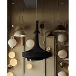 Подвесной вязаный черный светильник «Лампа Марракеша» варинант исполнения - 3 | Loft Concept в Саратове