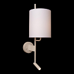 Бра с цилиндрическим тканевым абажуром и регулируемым спотом Pure Cylinder варинант исполнения - 1 | Loft Concept в Саратове