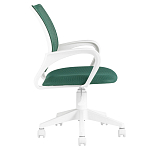 Офисное кресло с основанием из белого пластика Desk chairs Green варинант исполнения - 3 | Loft Concept в Саратове