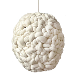 Светильник вязаный из шерсти Wool Oval варинант исполнения - 3 | Loft Concept в Саратове