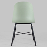 Стул из прочного пластика на металлическом основании Anora Green  варинант исполнения - 4 | Loft Concept в Саратове