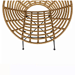 Стул круглый с ротанговым плетением Round Wicker Stool варинант исполнения - 7 | Loft Concept в Саратове