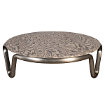 Стол журнальный круглый с узором Table Hypontic Pattern варинант исполнения - 1 | Loft Concept в Саратове