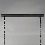 Люстра с черным каркасом и абажуром из прямоугольных мраморных панелей Calling to Shine варинант исполнения - 1 | Loft Concept в Саратове