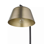 Торшер на изогнутом основании в сочетании черного и золотистого цвета Stable Base варинант исполнения - 3 | Loft Concept в Саратове