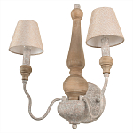 Бра с двумя конусовидными тканевыми абажурами Neighborhood варинант исполнения - 3 | Loft Concept в Саратове