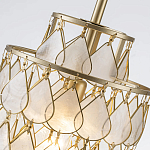 Подвесной светильник с декором из натуральной морской ракушки Iridescent Light варинант исполнения - 5 | Loft Concept в Саратове
