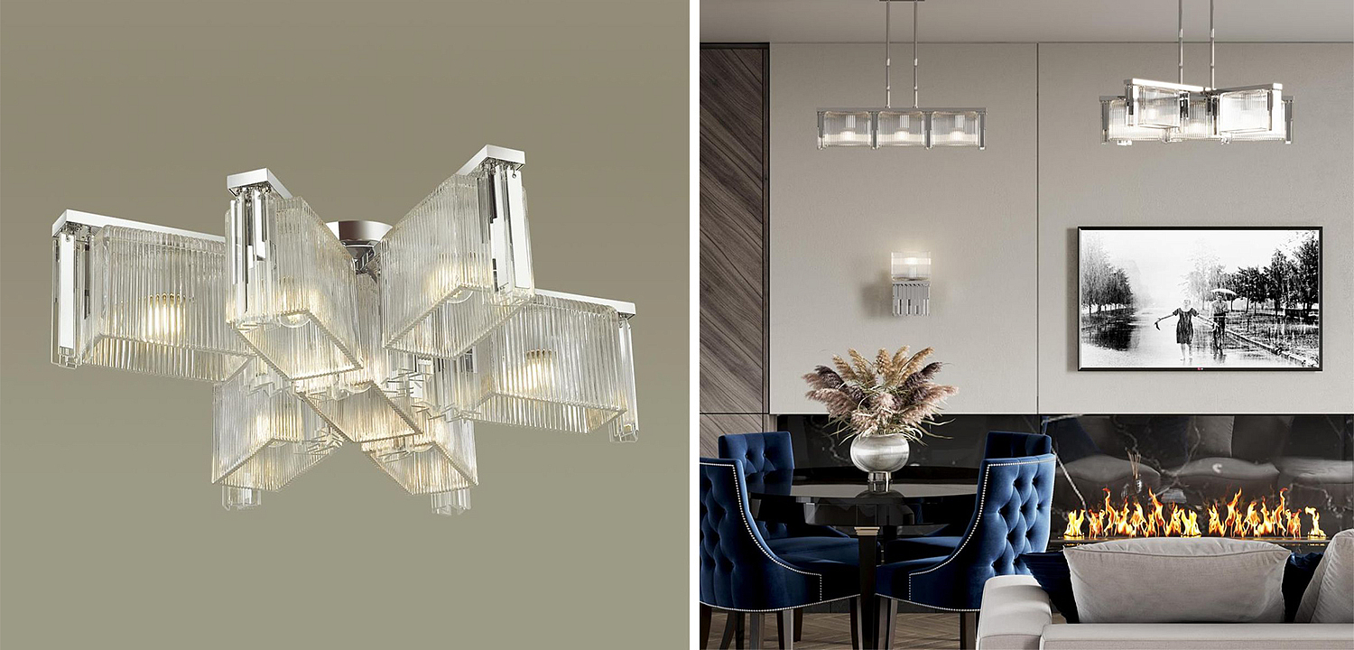 Люстра Madelen Chrome Chandelier 7 Люстра Madelen Chrome Chandelier 7 - Loft-Concept в Саратове