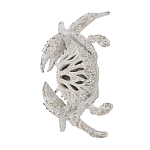 Статуэтка краб с детализированной текстурой в белом цвете Marine Accessories варинант исполнения - 1 | Loft Concept в Саратове