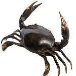 Статуэтка из бронзы в виде краба Animals Bronze варинант исполнения - 3 | Loft Concept в Саратове