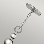 Люстра подвесная с белым тканевым цилиндрическим абажуром и декоративными шарами Hinkley варинант исполнения - 4 | Loft Concept в Саратове