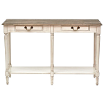 Деревянная консоль с двумя ящиками Margery Provence Console Table варинант исполнения - 1 | Loft Concept в Саратове
