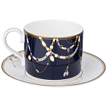 Чайный набор из фарфора с изображением лошадей на 6 персон 12 предметов Porcelain Horse Set варинант исполнения - 2 | Loft Concept в Саратове