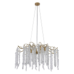 Люстра c подвесками из прозрачного хрусталя Диаметр 85 см FAIRYTREE Light варинант исполнения - 2 | Loft Concept в Саратове